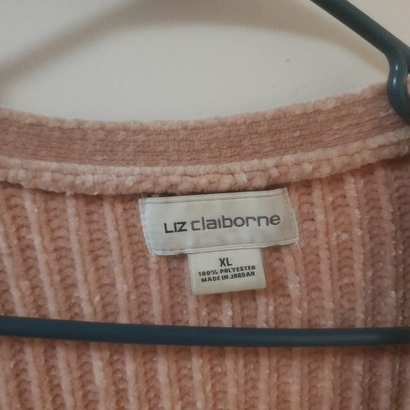 Dusty Pink Plush Cardigan - Picture 2 of 6